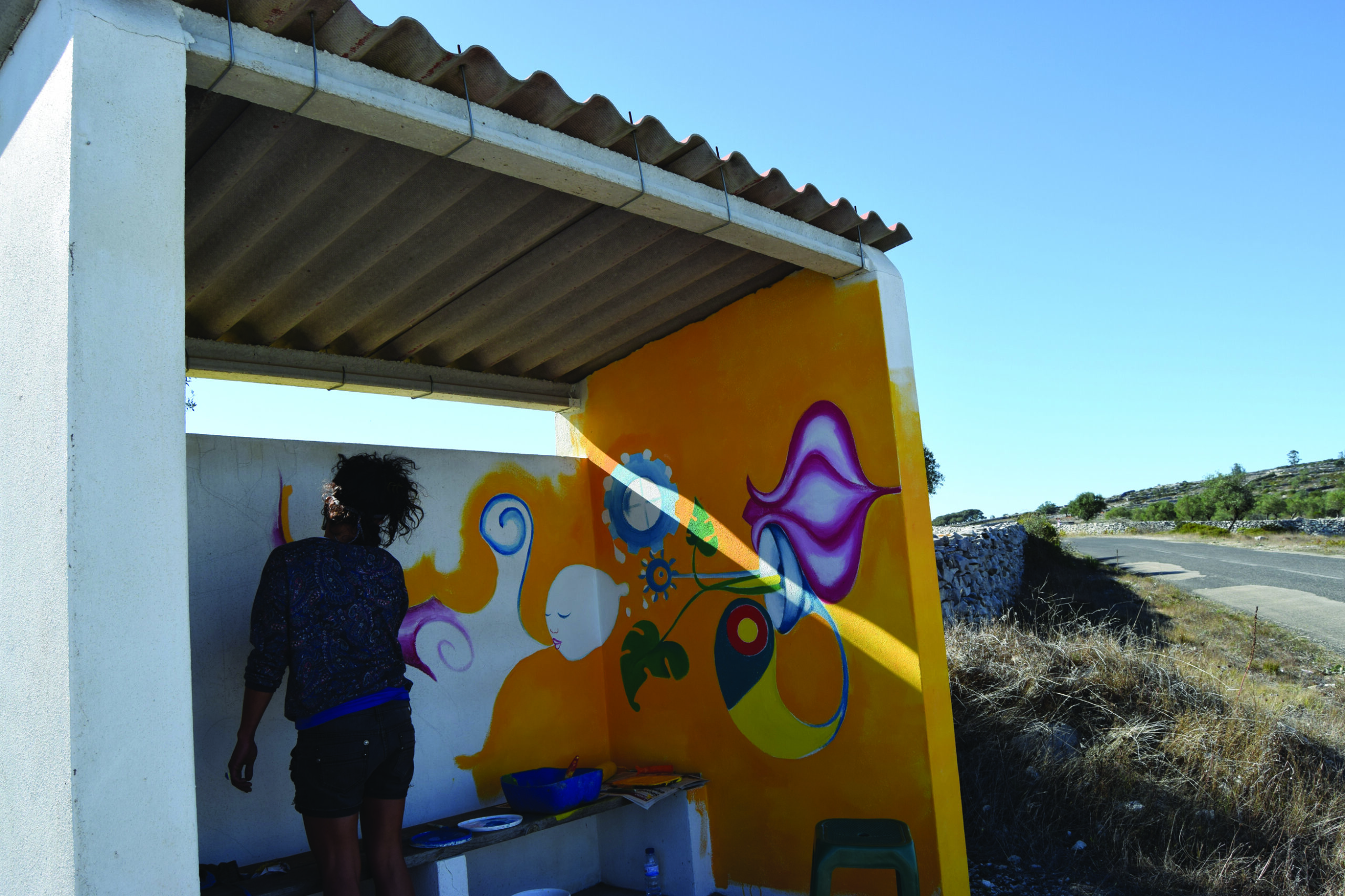 Arte urbana chegou à serra