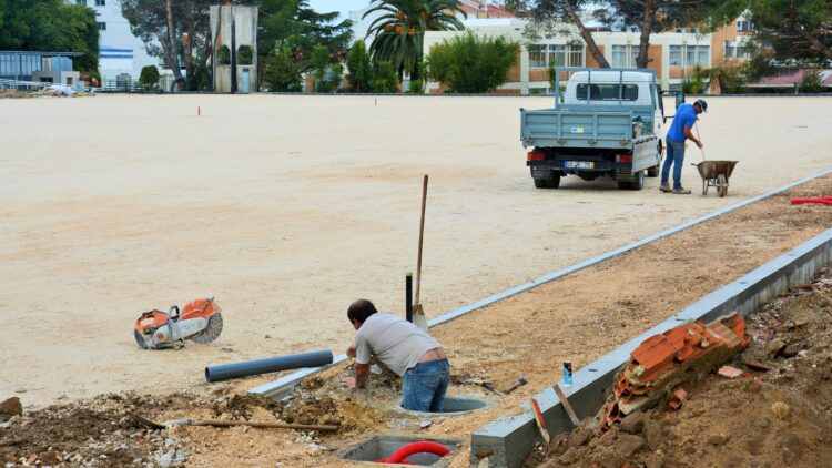 Sintético nasce na Cruz da Areia para servir o colégio e a cidade