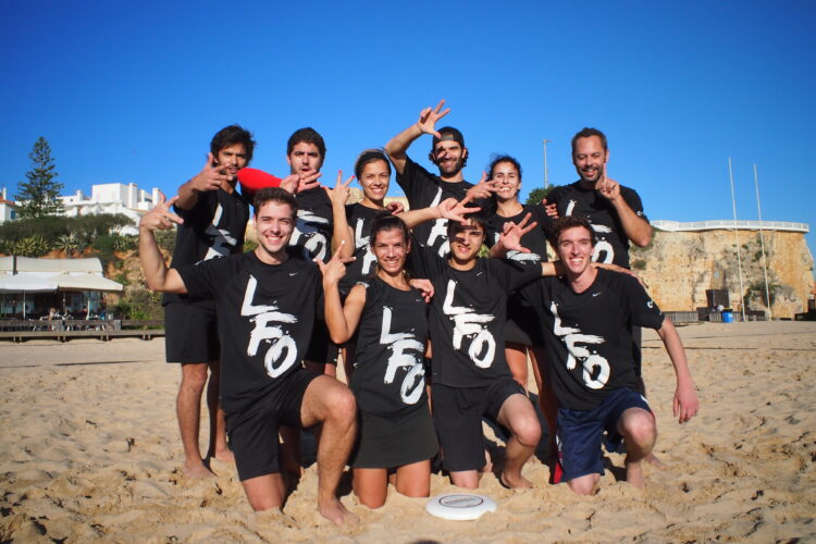 Leiria Flying Objects obtém inédito terceiro lugar na Liga Nacional de Ultimate de Praia
