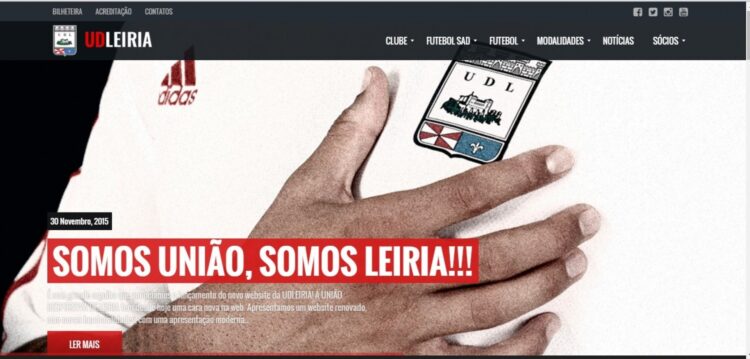União de Leiria tem novo site