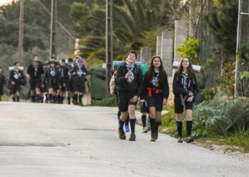 1700 escuteiros testaram peregrinação em segurança no ‘Caminho de Maria’