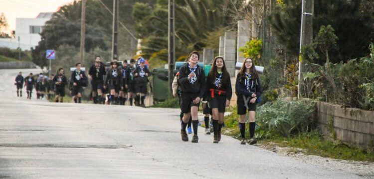 1700 escuteiros testaram peregrinação em segurança no ‘Caminho de Maria’