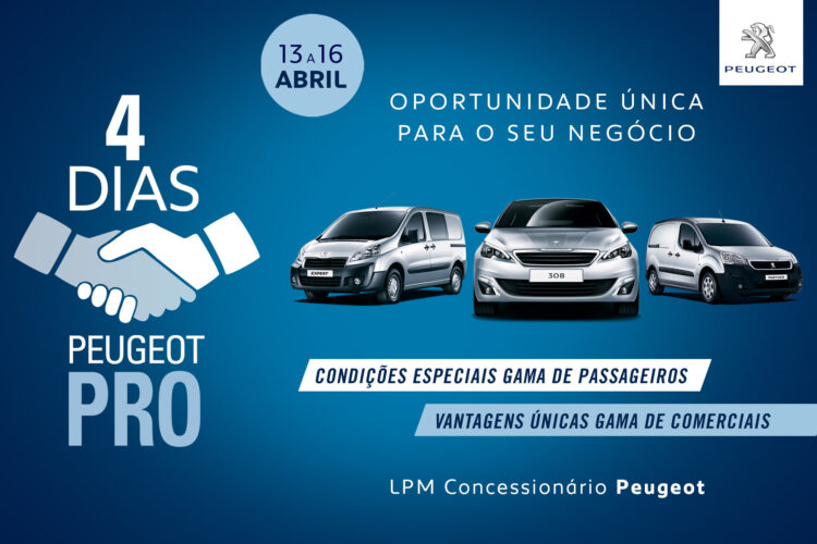 Dias Peugeot Pro, de 13 a 16 de Abril