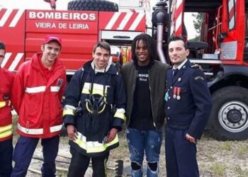 Renato Sanches foi ao Dia da Defesa Nacional a Monte Real