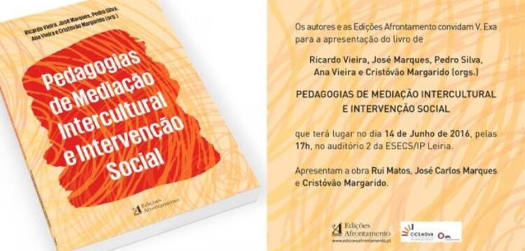 Apresentação do livro Pedagogias de Mediação Intercultural e Intervenção Social