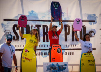 Bodyboard: Teresa Almeida foi terceira na etapa de Sintra do circuito mundial