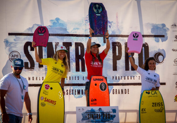 Bodyboard: Teresa Almeida foi terceira na etapa de Sintra do circuito mundial