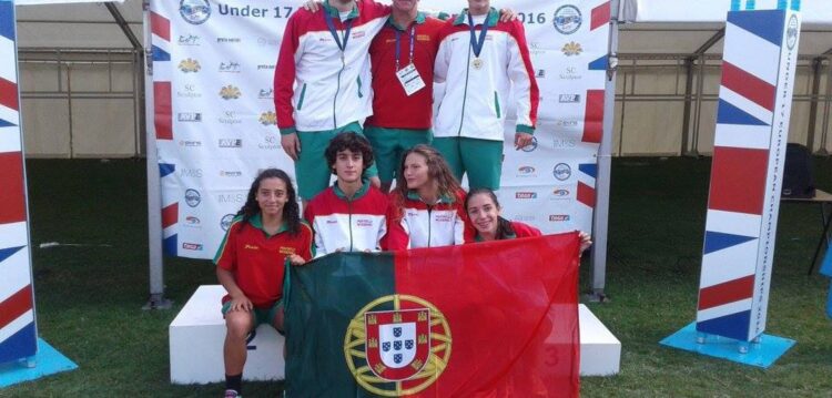Eduardo Oliveira e Hugo Morais: estafeta de prata no Europeu de juvenis