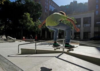 Novo parque de Leiria recebe melhores skaters do País
