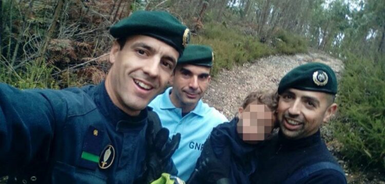 GNR publica fotografia no Facebook no momento em que encontrou a criança
