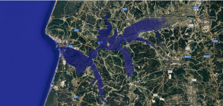 Localidades da região que poderão desaparecer devido ao aquecimento global