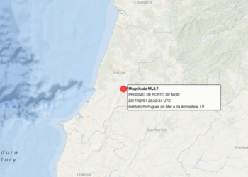 Sismo sentido em Leiria