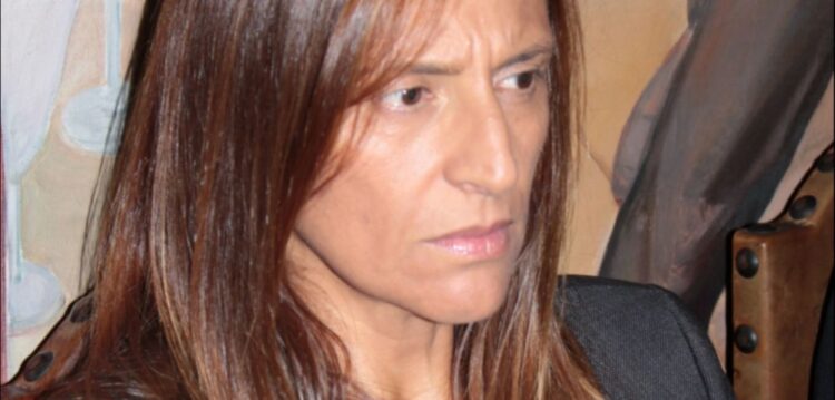 CDU candidata Alexandra Dengucho à Marinha Grande
