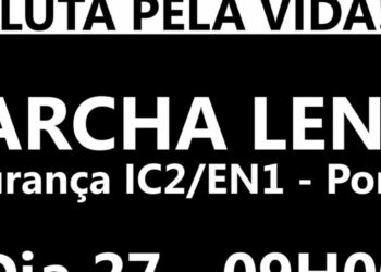 População em marcha lenta no IC2 pela requalificação da via em Pombal
