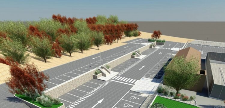 Obras na zona desportiva de Porto de Mós