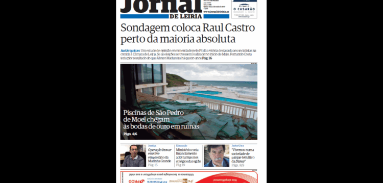 Descarregue a edição 1716 do JORNAL DE LEIRIA