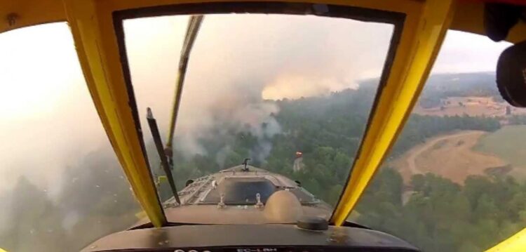 Piloto que combate o incêndio de Pedrógão diz que jamais viu algo assim