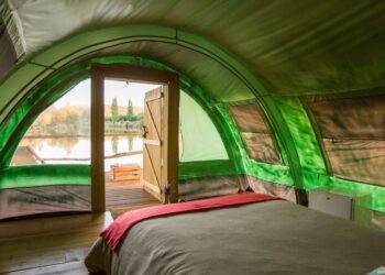 O luxo, o glamour, o yurt: acampar já não é o que era