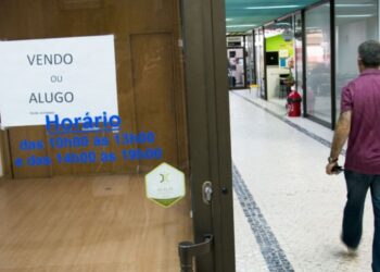 Mais de metade das lojas dos antigos centros comerciais de Leiria estão fechadas