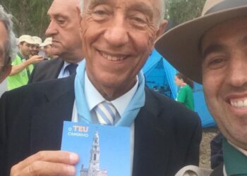 Presidente da República encontra-se com escuteiros de Leiria-Fátima