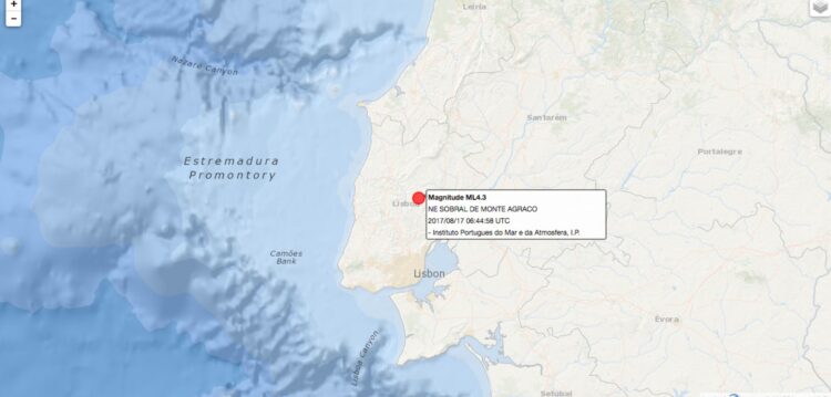 Sismo de magnitude 4.3 sentido em Leiria