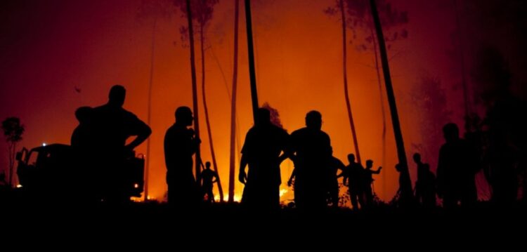 Incêndio de Pombal: bombeiros preocupados em defender “povoações no caminho” das chamas.