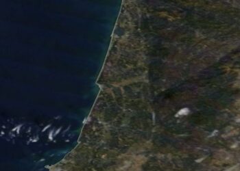 Imagens da NASA mostram o Pinhal de Leiria e outras zonas queimadas em Outubro