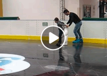 Já se patina na Pista de Gelo, no Mercado de Sant’Ana
