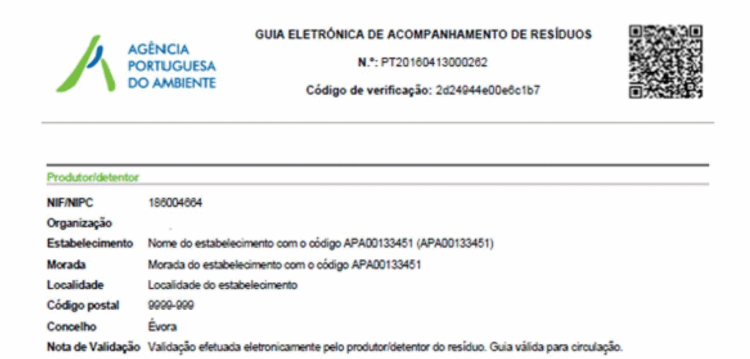 Agência Portuguesa do Ambiente esclarece sobre guias electrónicas de resíduos