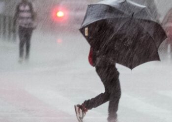 Alerta para chuva, vento forte e queda de neve