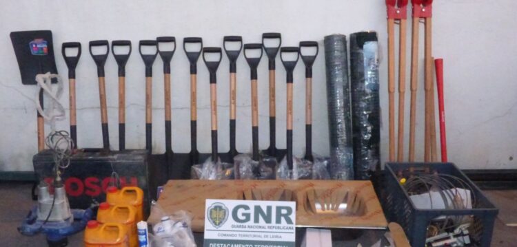 GNR recupera material furtado em Amor