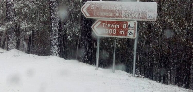 Neve pode estar a caminho da região no fim-de-semana