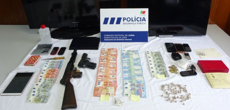 PSP da Marinha Grande detém dois homens suspeitos de tráfico de droga