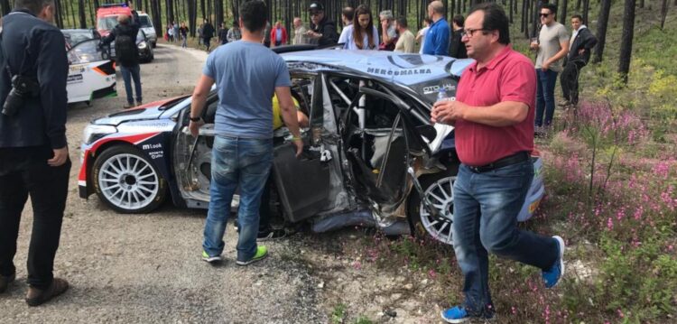 Campeão nacional de ralis sofre acidente no Rali Vidreiro e está hospitalizado