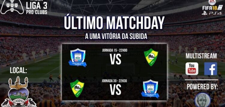 eSports: União de Leiria joga subida à 2.ª Liga com o… Mafra