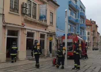 Incêndio no restaurante A Toca, no centro de Leiria