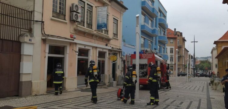 Incêndio no restaurante A Toca, no centro de Leiria