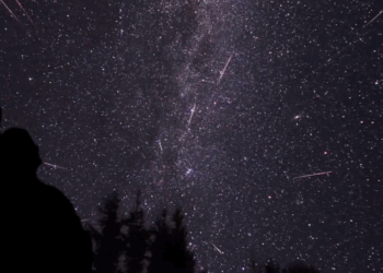 Venha assistir a uma chuva de estrelas no domingo