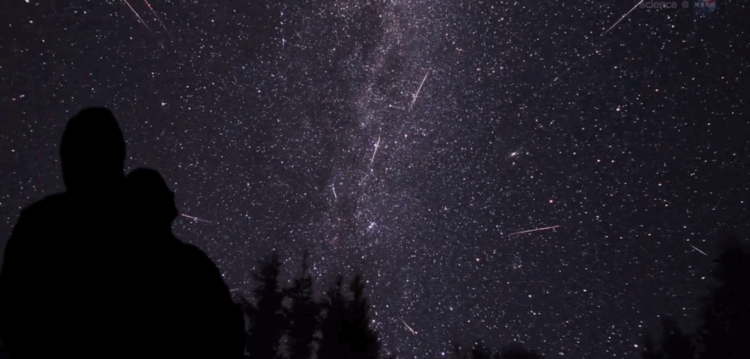 Venha assistir a uma chuva de estrelas no domingo