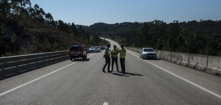 Reforçadas medidas de segurança no IC8 com colocação de pinos