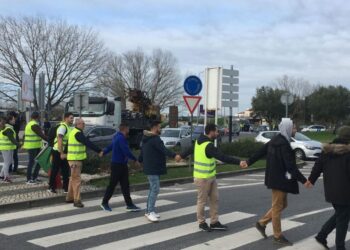 Coletes amarelos mantêm-se na rotunda da Grelha