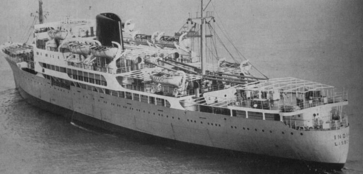 Memórias do regresso do navio Índia a Portugal após a invasão de Goa