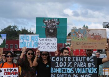 GNR travou confrontos entre manifestantes e aficcionados
