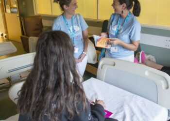 ‘Nuvens’ dão as boas noites a doentes da Pediatria de Leiria