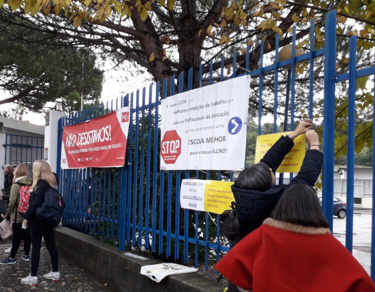 Greve fecha Escola D. Dinis pelo segundo dia consecutivo