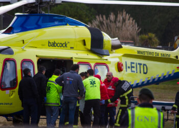 Morreu bebé atropelado por empilhador evacuado de helicóptero