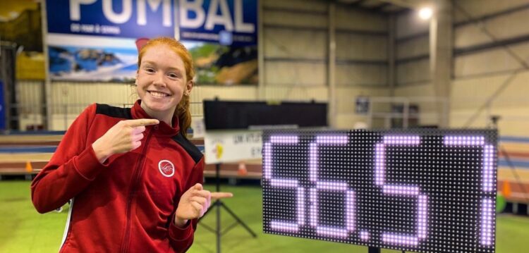 Pombalense Sofia Lavreshina bate recorde nacional