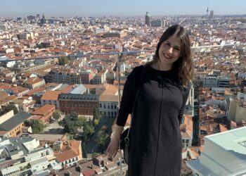 Inês Pereira, de Leiria, em Madrid: “Por favor, que aí em Portugal as pessoas sejam conscientes… fiquem em casa”