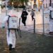 Já começou a lavagem e desinfecção das ruas em Leiria