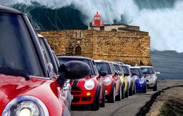 Mini na Onda da Nazaré anima vila no fim-de-semana